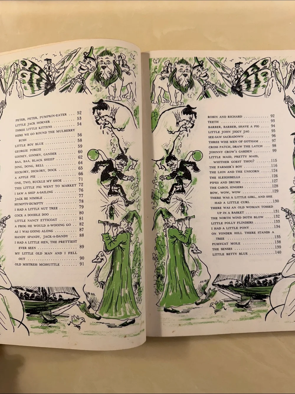 Vintage hardback Best Loved Nursery Rhymes and Songs.